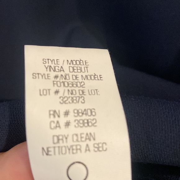 𝅺THEORY Yinga Debut Navy Blue Tunic Top - Picture 4 of 10